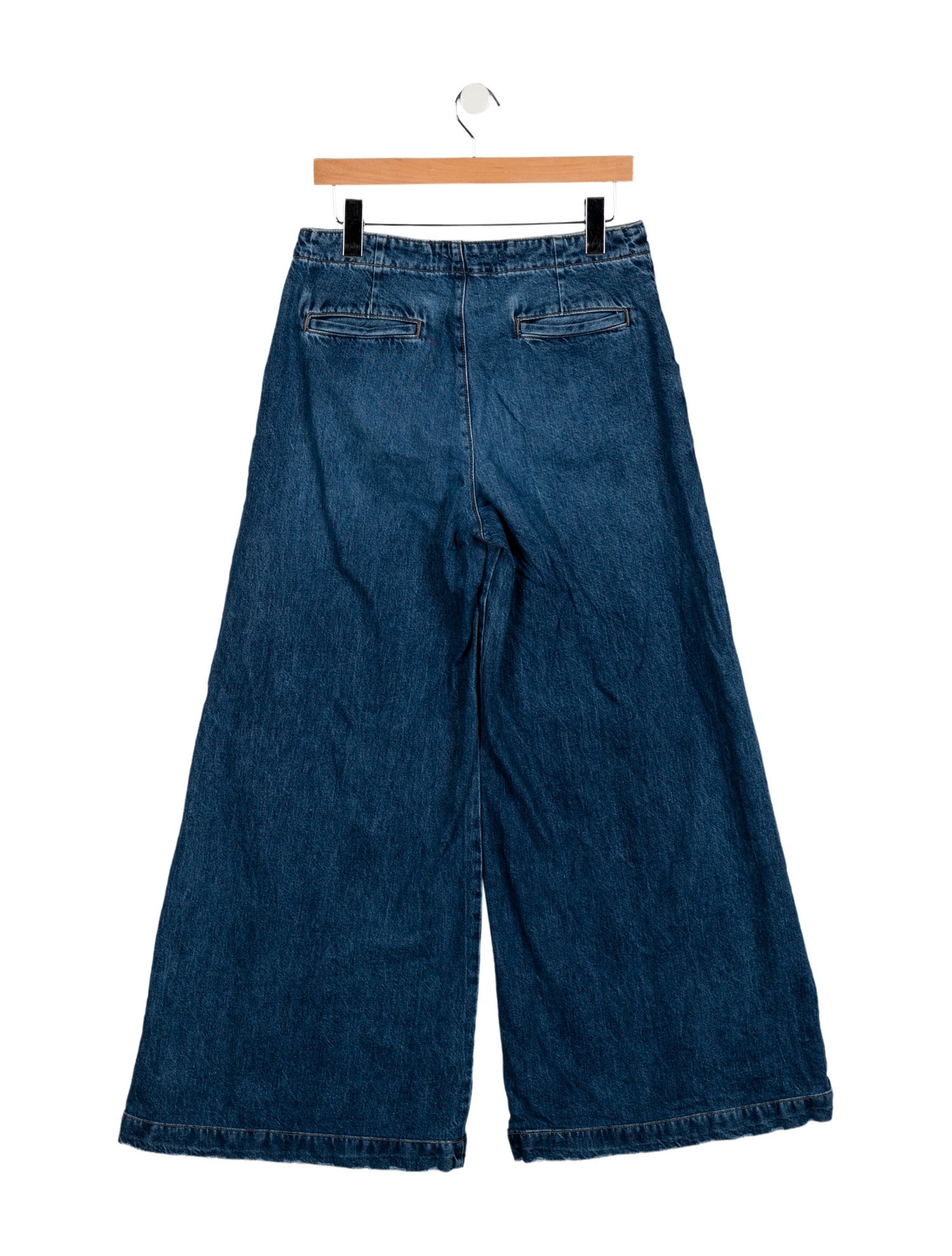 TWP High-Rise Wide Leg Jeans