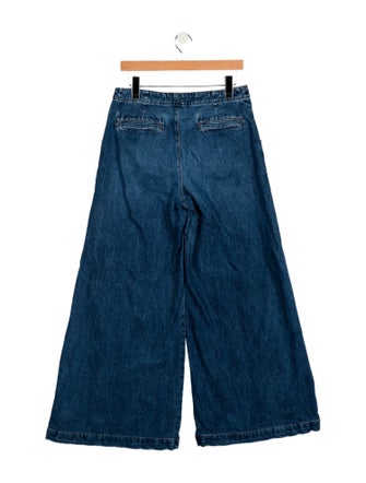 TWP High-Rise Wide Leg Jeans