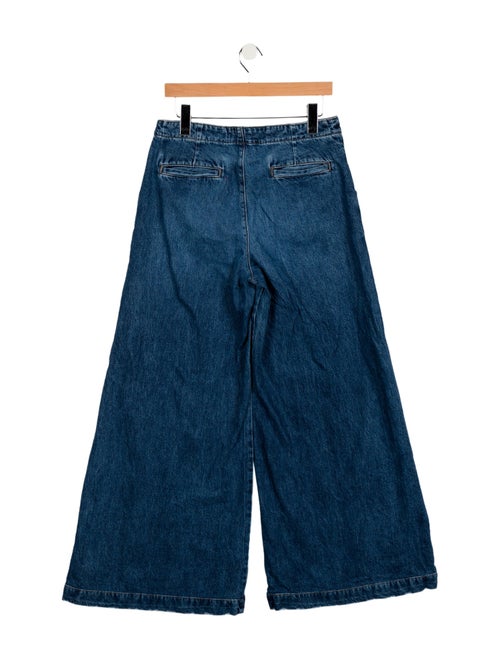 TWP High-Rise Wide Leg Jeans