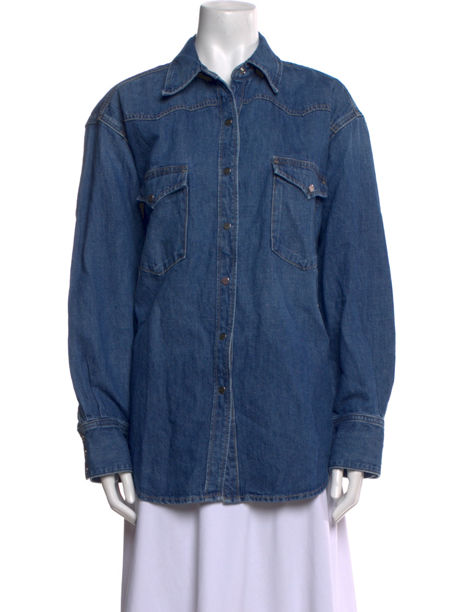 TWP Long Sleeve Button-Up Top