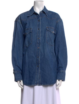 TWP Long Sleeve Button-Up Top