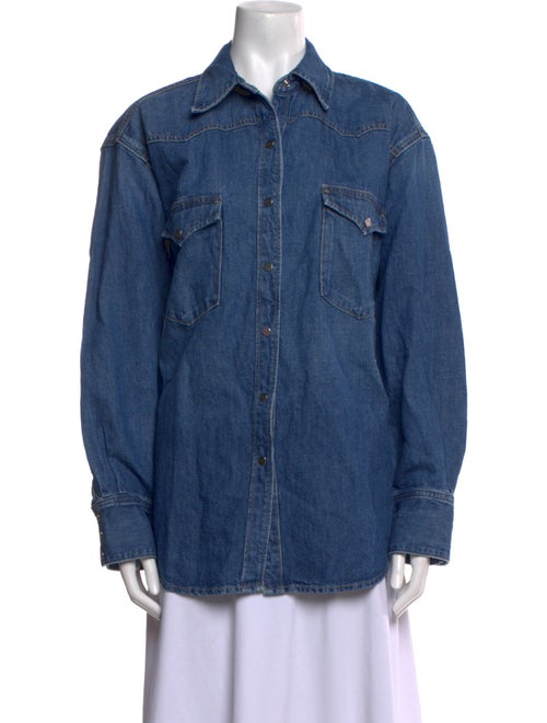 TWP Long Sleeve Button-Up Top