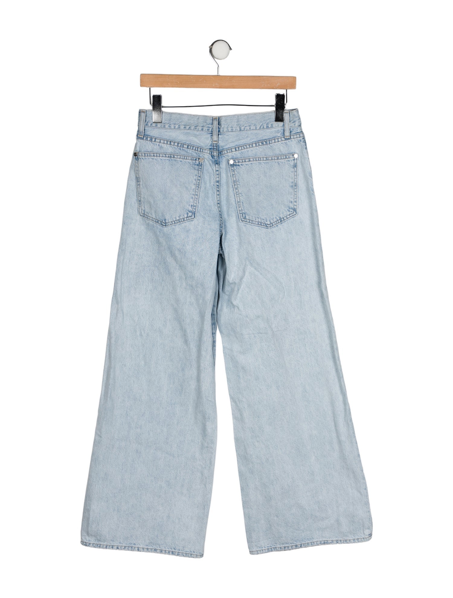 TWP High-Rise Wide Leg Jeans