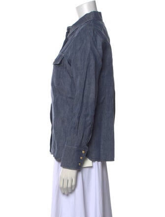 TWP Long Sleeve Button-Up Top