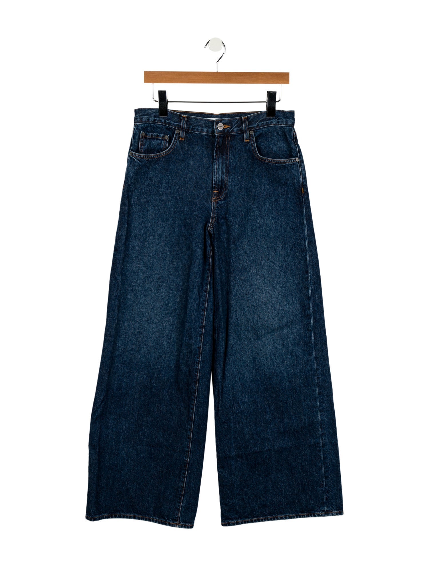 TWP High-Rise Wide Leg Jeans