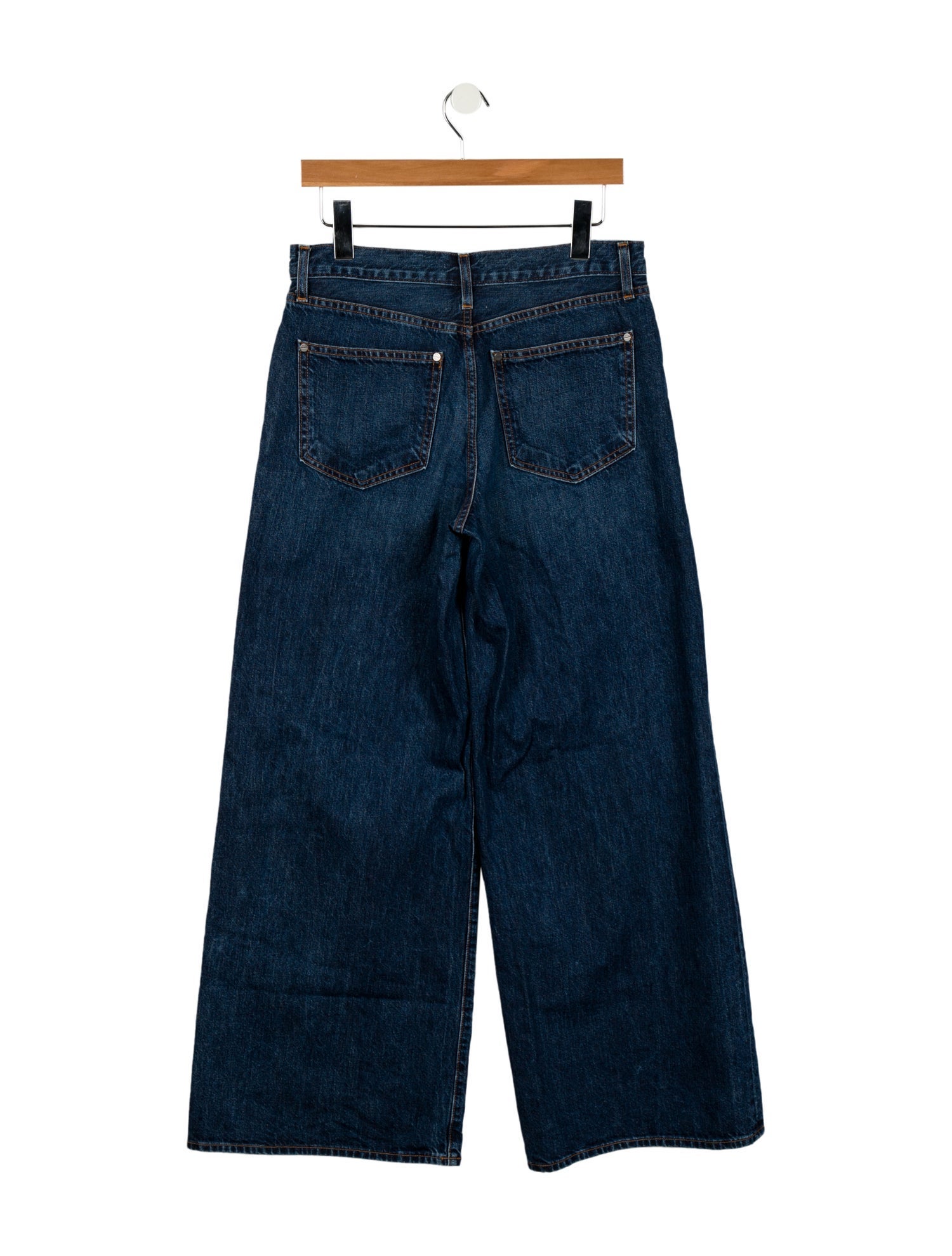 TWP High-Rise Wide Leg Jeans