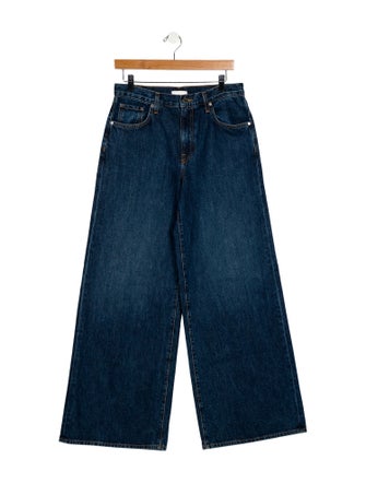 TWP High-Rise Wide Leg Jeans