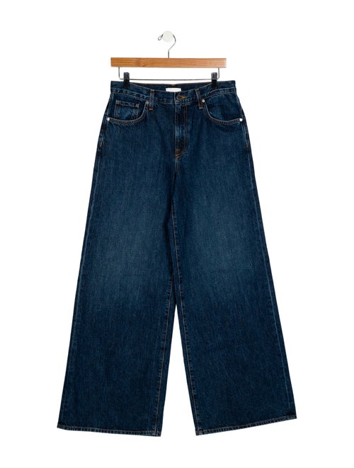TWP High-Rise Wide Leg Jeans
