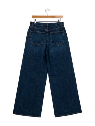 TWP High-Rise Wide Leg Jeans