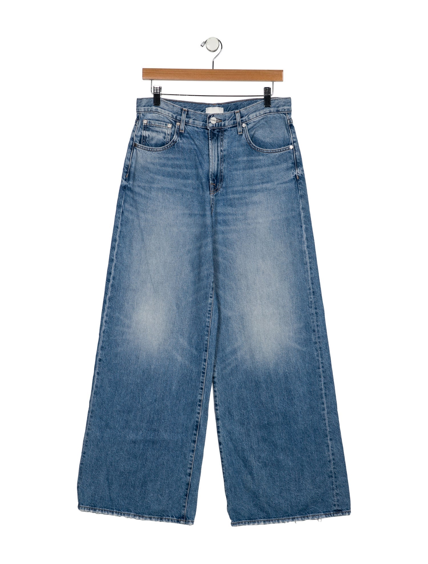 TWP High-Rise Wide Leg Jeans