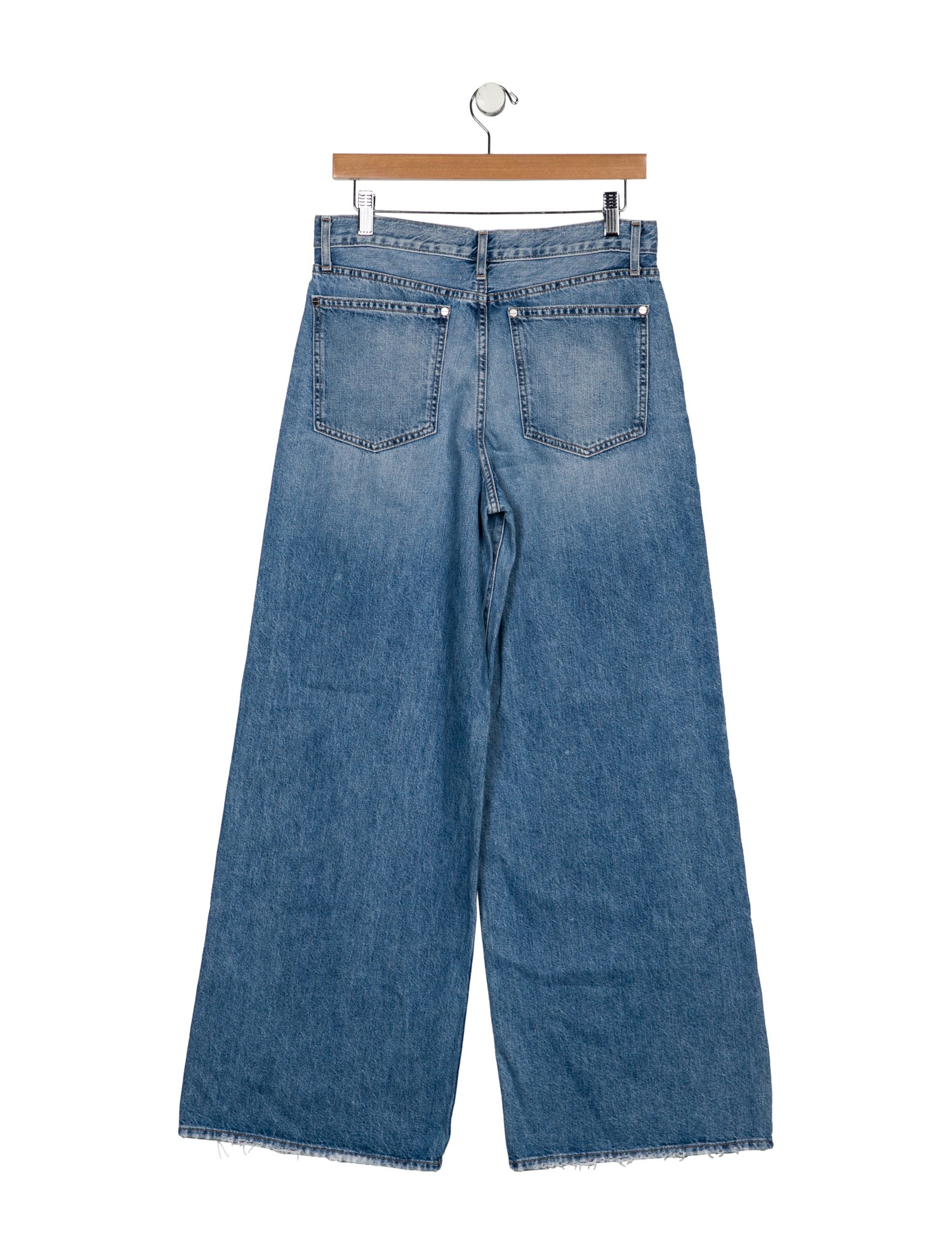 TWP High-Rise Wide Leg Jeans