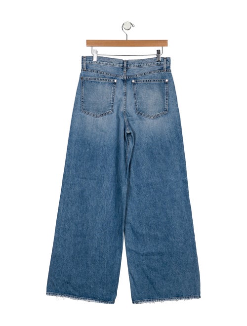TWP High-Rise Wide Leg Jeans
