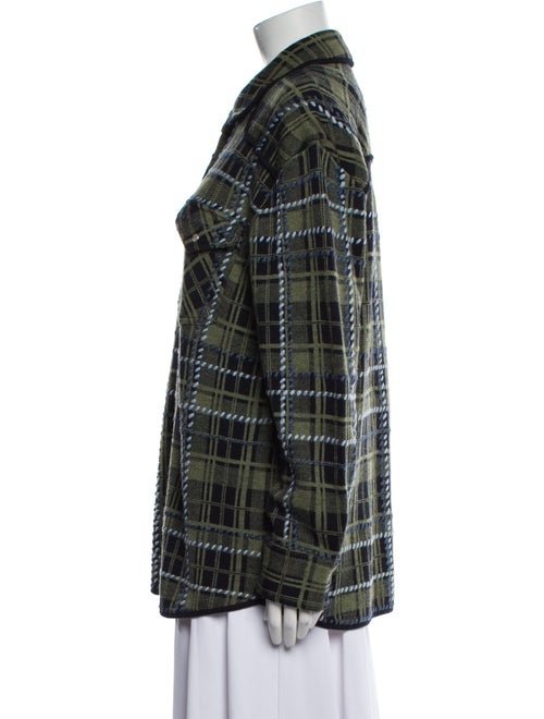 TWP Wool Plaid Print Jacket