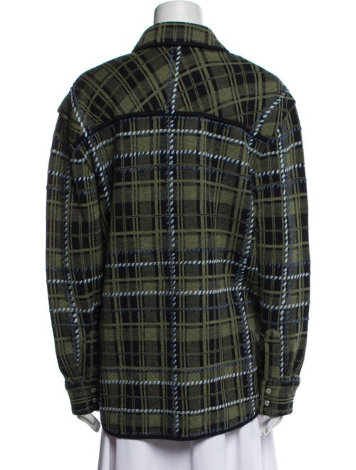 TWP Wool Plaid Print Jacket