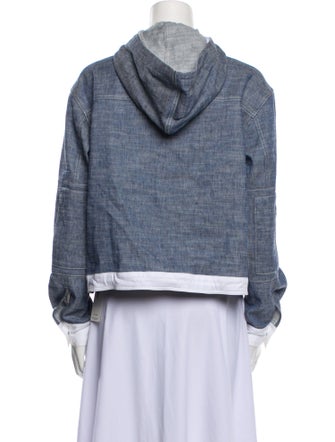 TWP Colorblock Pattern Denim Jacket