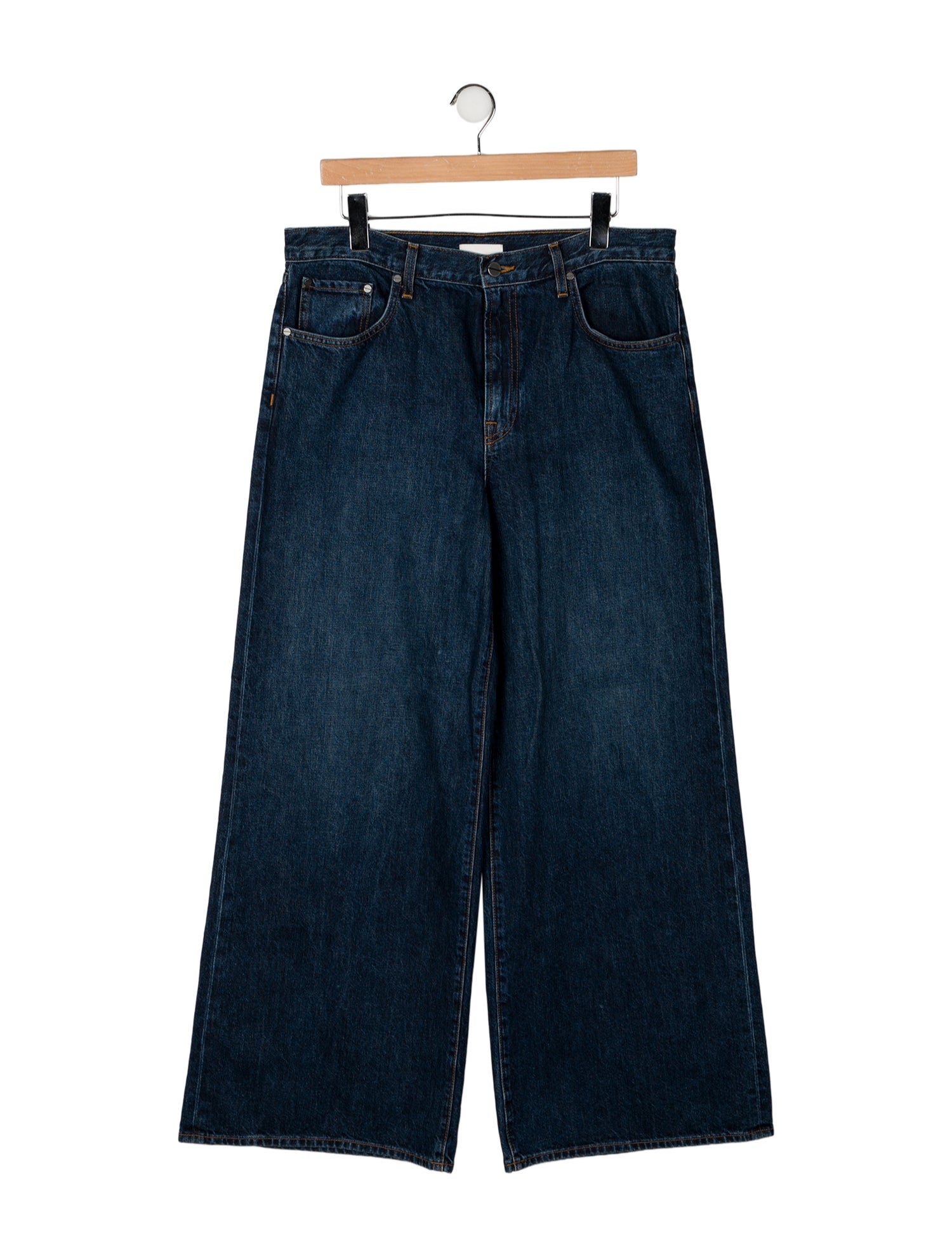 TWP High-Rise Wide Leg Jeans