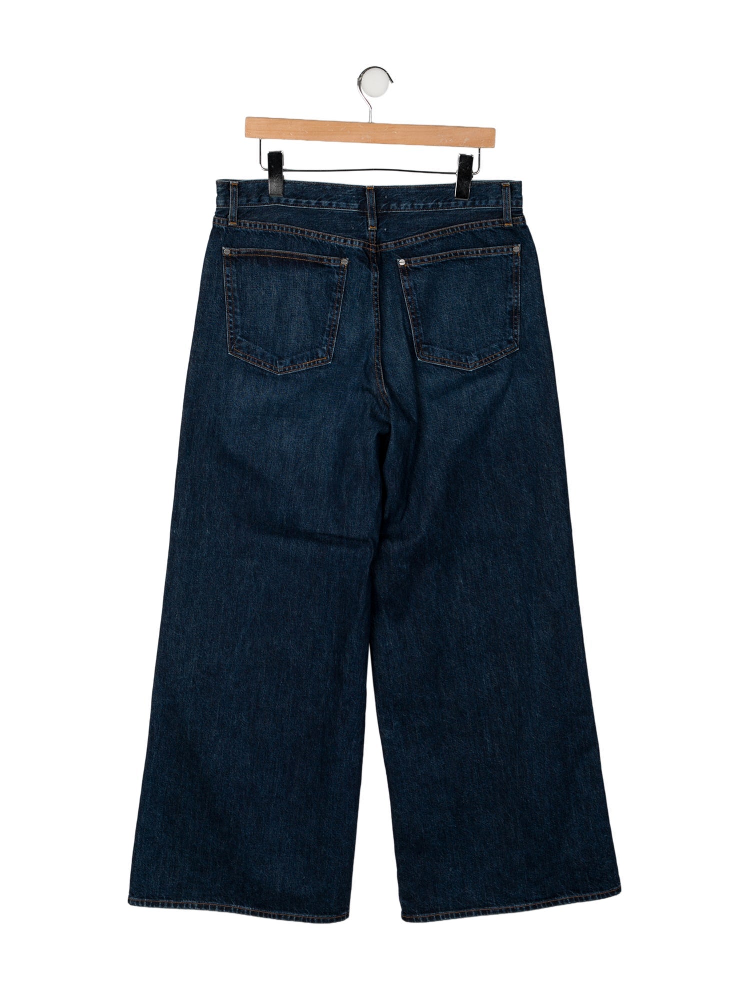 TWP High-Rise Wide Leg Jeans