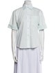 TWP Short Sleeve Button-Up Top