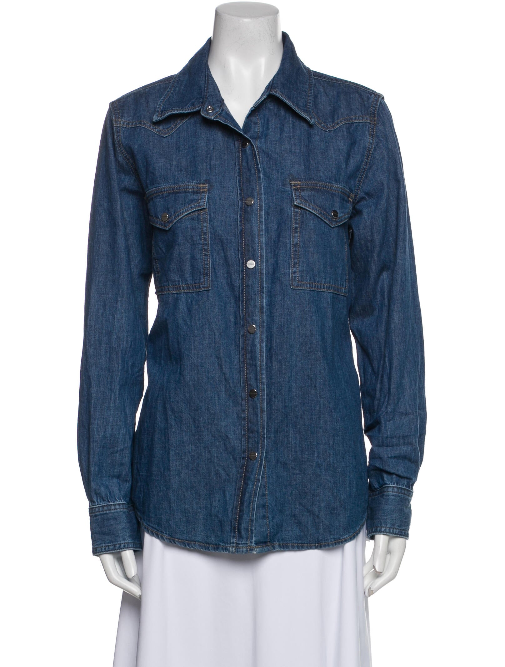 TWP Long Sleeve Button-Up Top