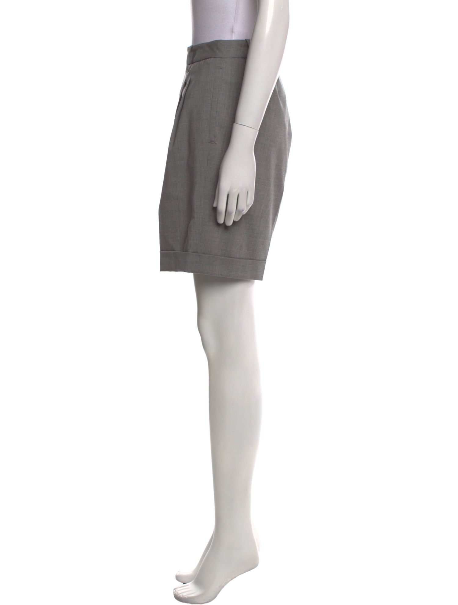 TWP Virgin Wool Mini Shorts