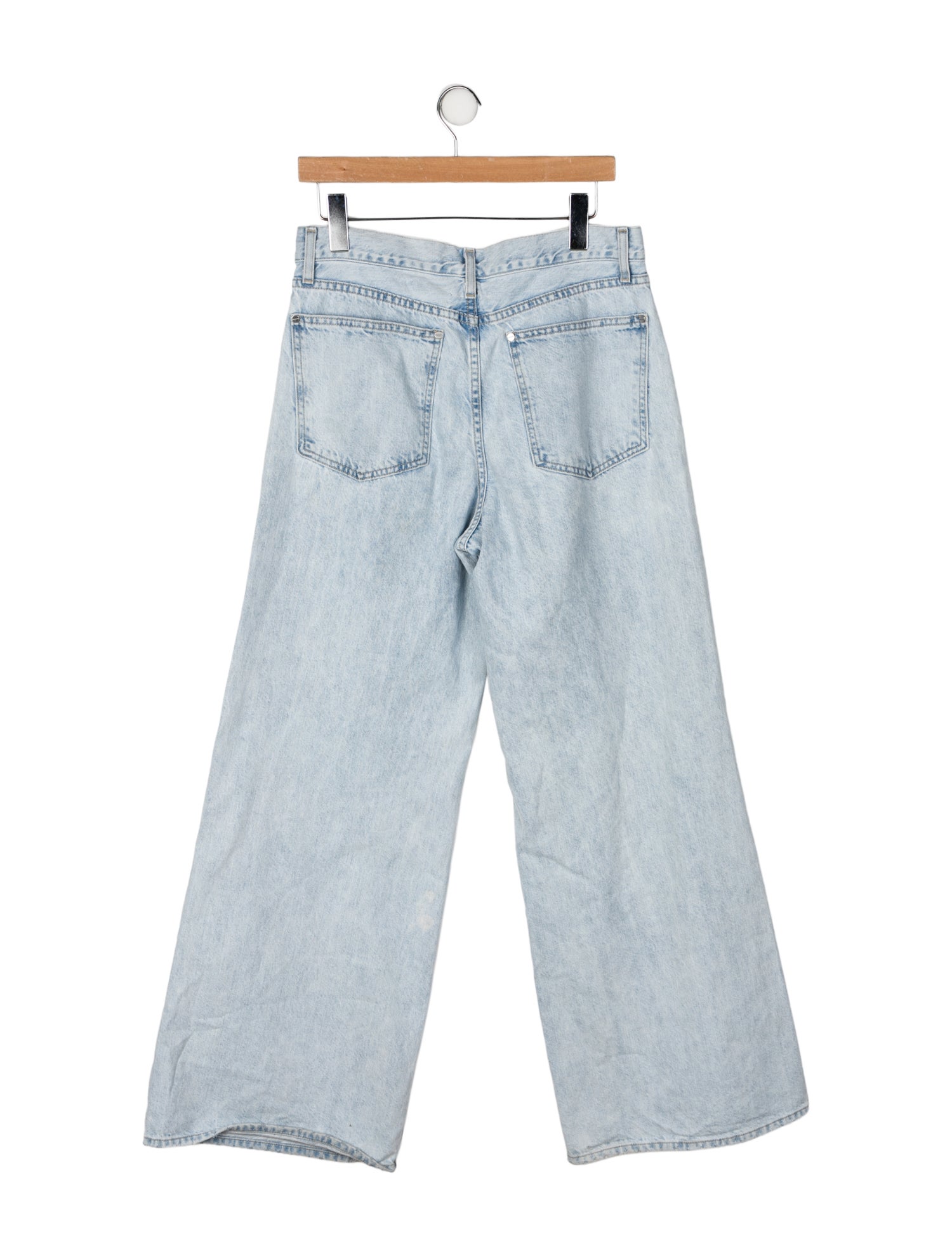 TWP High-Rise Wide Leg Jeans