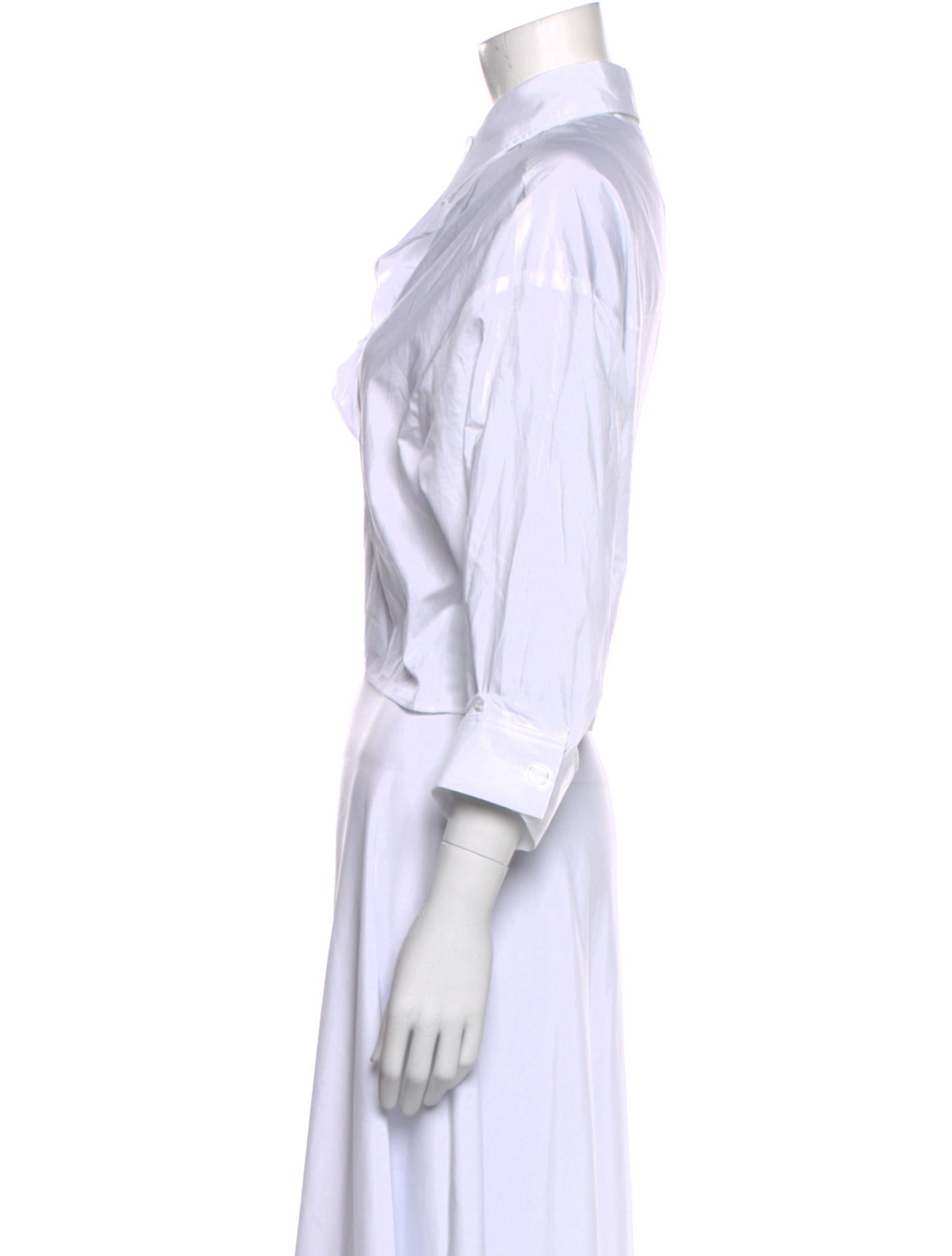 TWP Three-Quarter Sleeve Crop Top w/ Tags