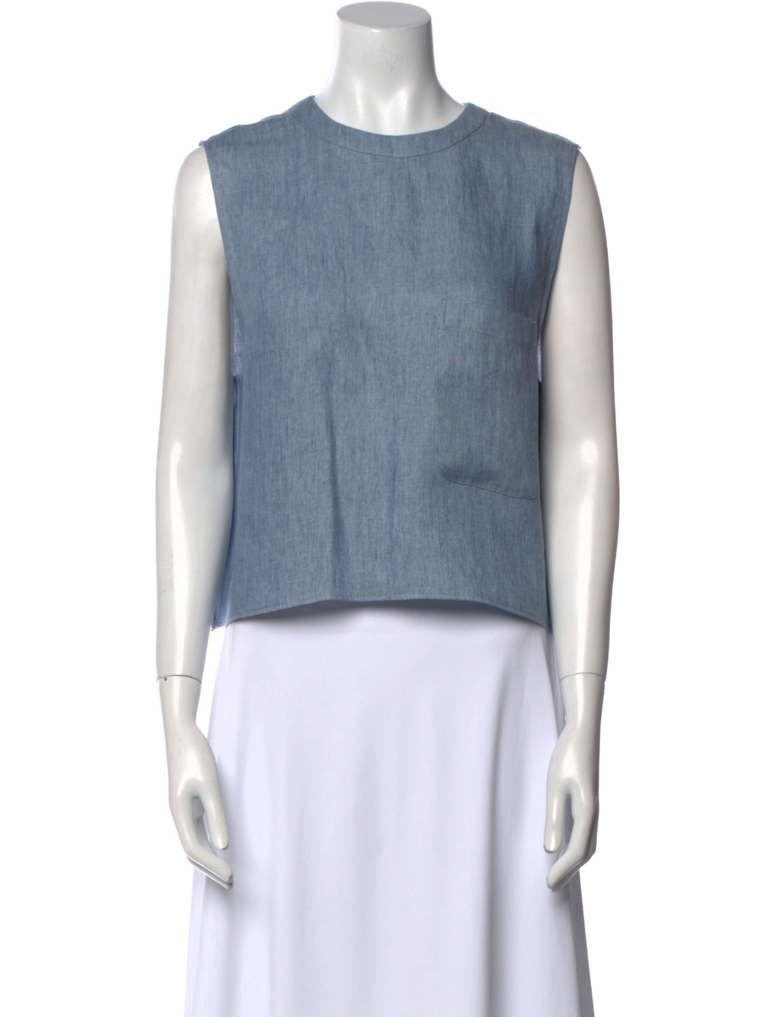 TWP Hemp Crew Neck Crop Top