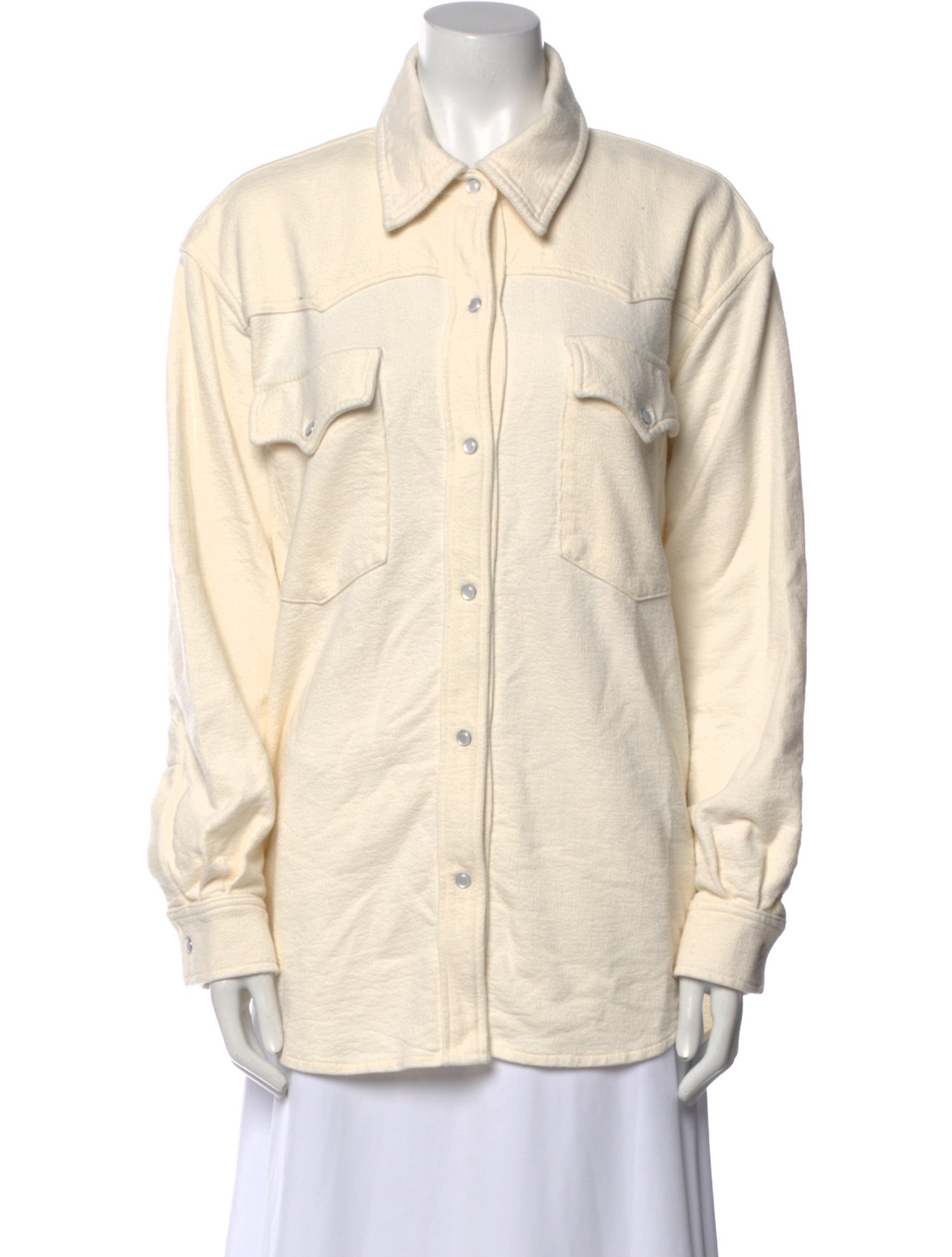 TWP Long Sleeve Button-Up Top