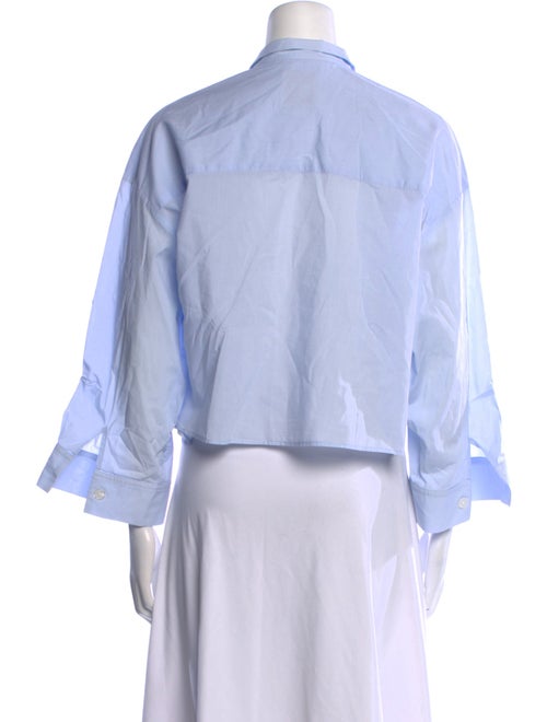 TWP Mock Neck Three-Quarter Sleeve Top