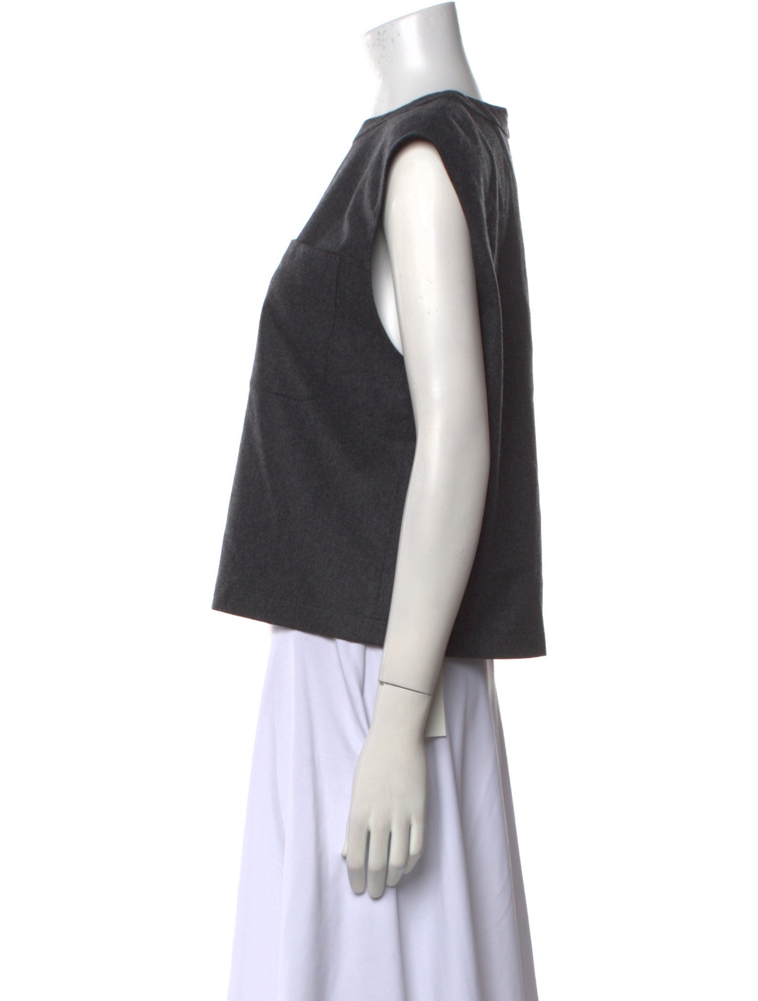 TWP Wool Scoop Neck Top