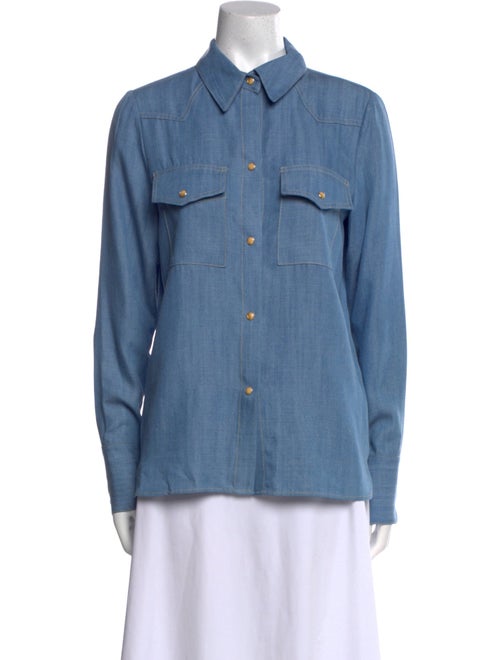 TWP Long Sleeve Button-Up Top