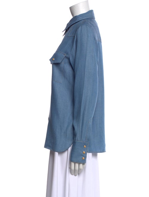 TWP Long Sleeve Button-Up Top