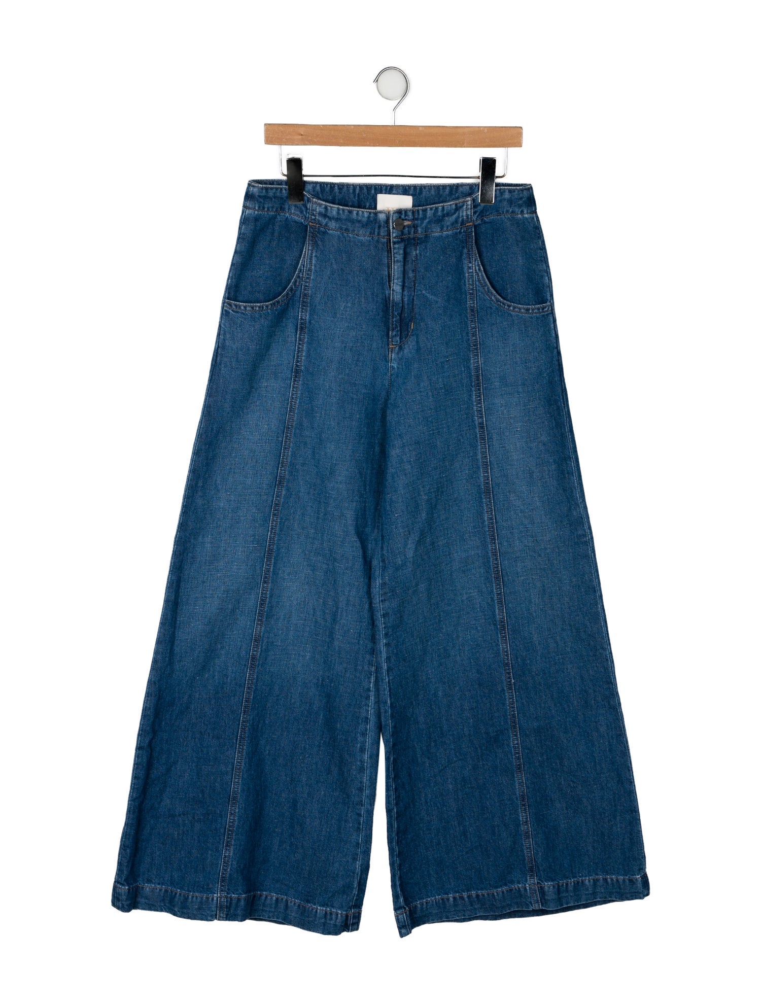 TWP High-Rise Wide Leg Jeans