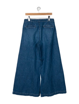 TWP High-Rise Wide Leg Jeans