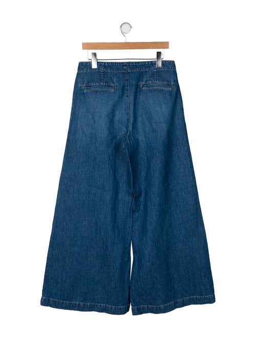 TWP High-Rise Wide Leg Jeans