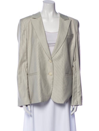 TWP Virgin Wool Striped Blazer