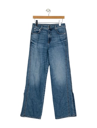 TWP High-Rise Wide Leg Jeans