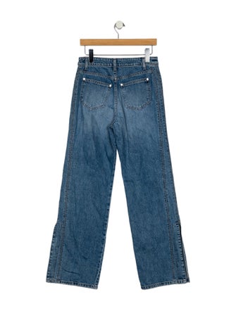 TWP High-Rise Wide Leg Jeans