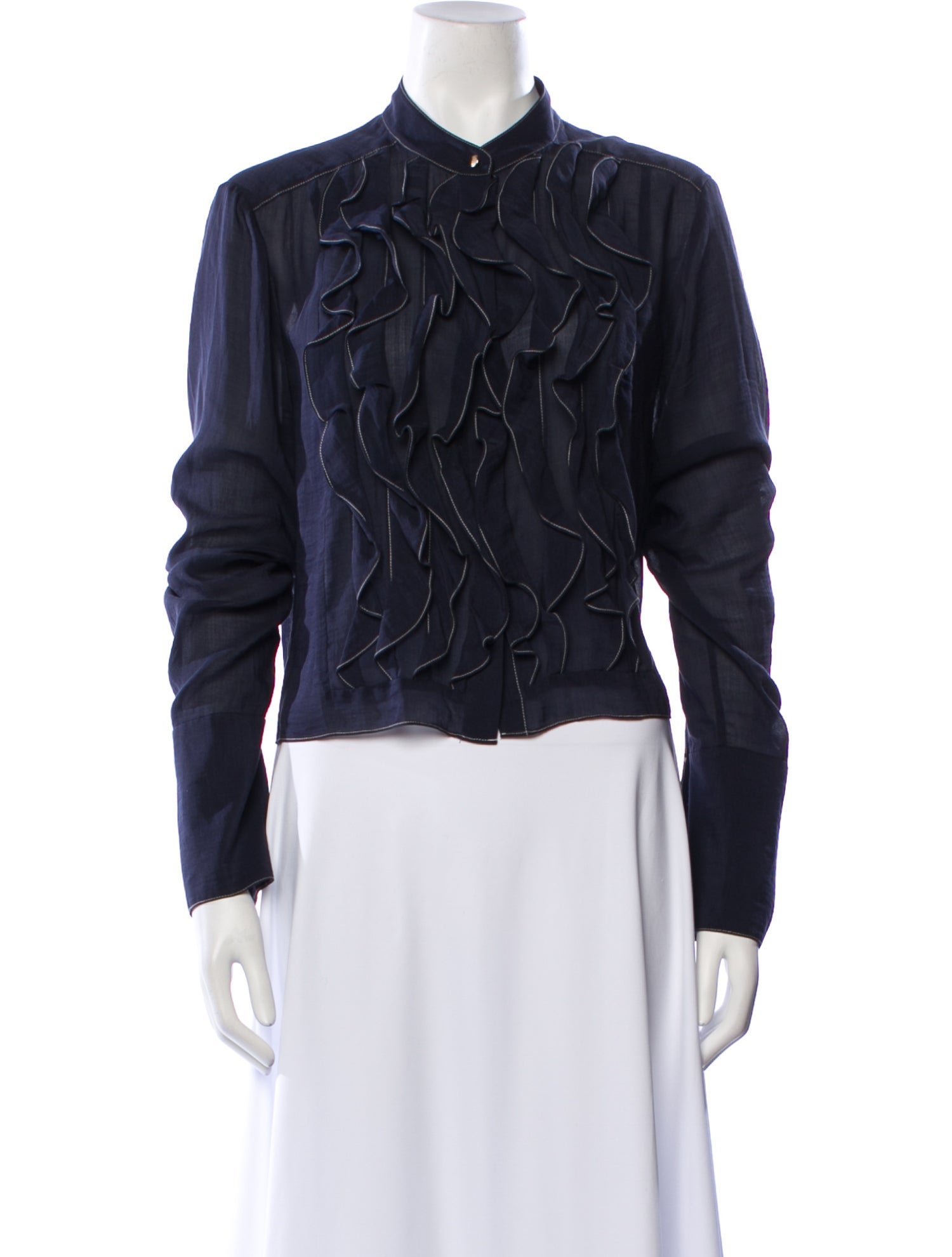 TWP Long Sleeve Button-Up Top