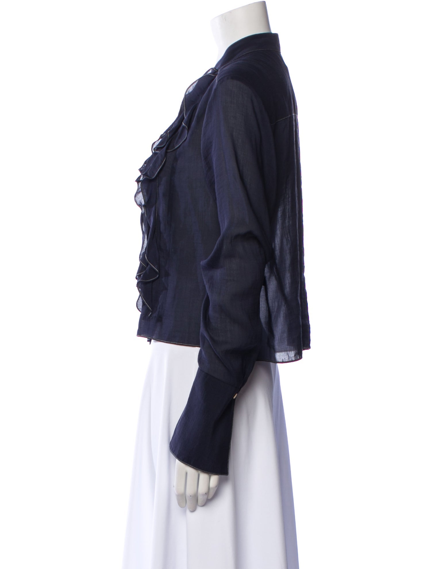 TWP Long Sleeve Button-Up Top