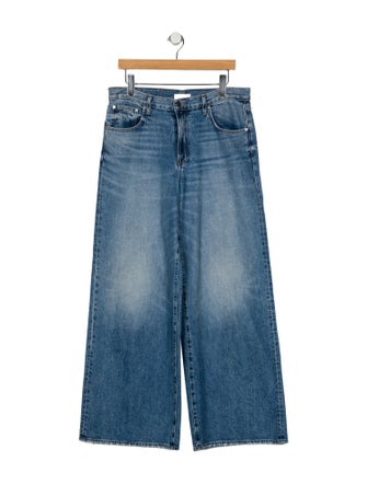 TWP Mid-Rise Wide Leg Jeans