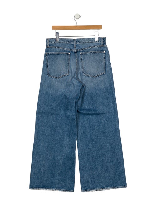 TWP Mid-Rise Wide Leg Jeans