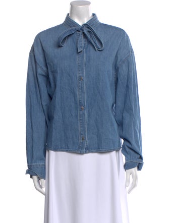 TWP Long Sleeve Button-Up Top