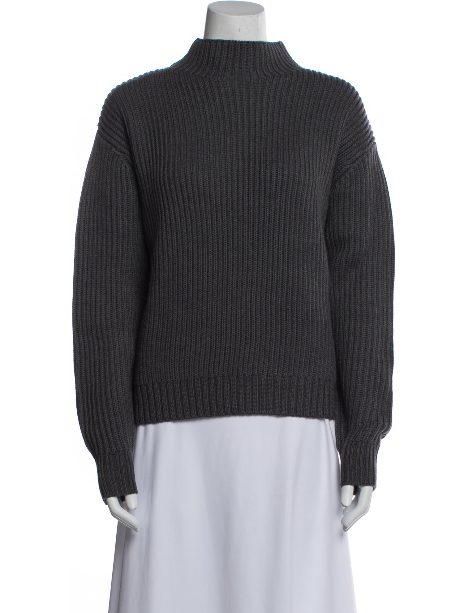 TWP Merino Wool Mock Neck Sweater