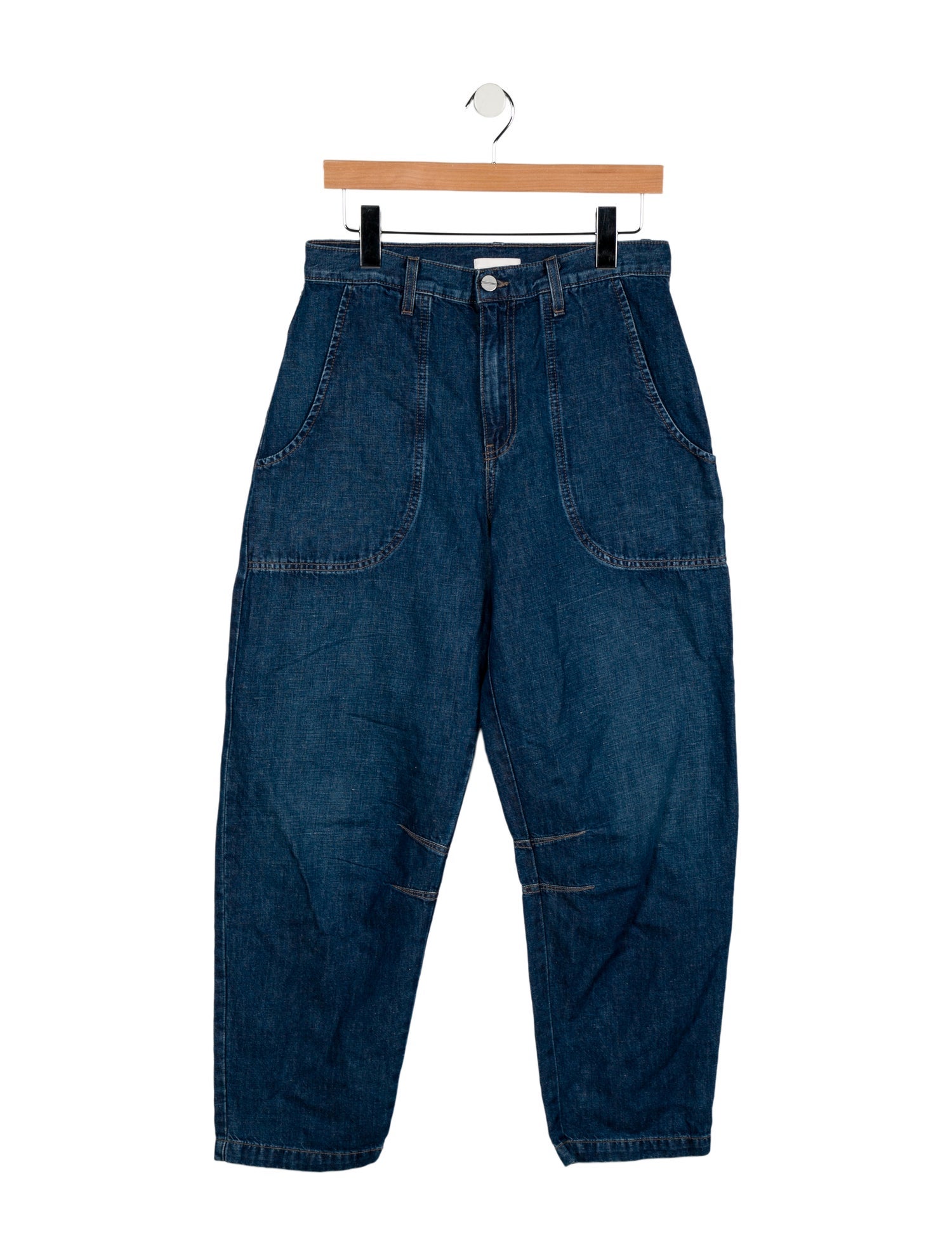 TWP High-Rise Straight Leg Jeans