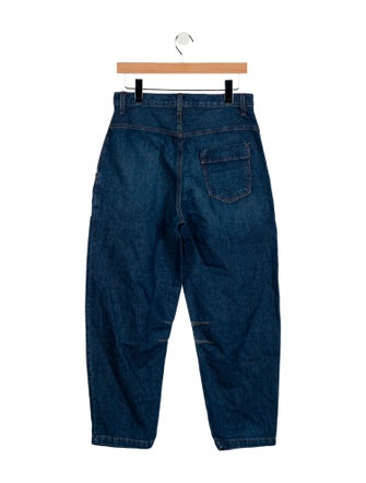 TWP High-Rise Straight Leg Jeans