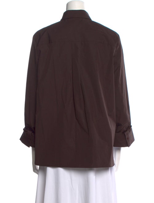 TWP Three-Quarter Sleeve Button-Up Top