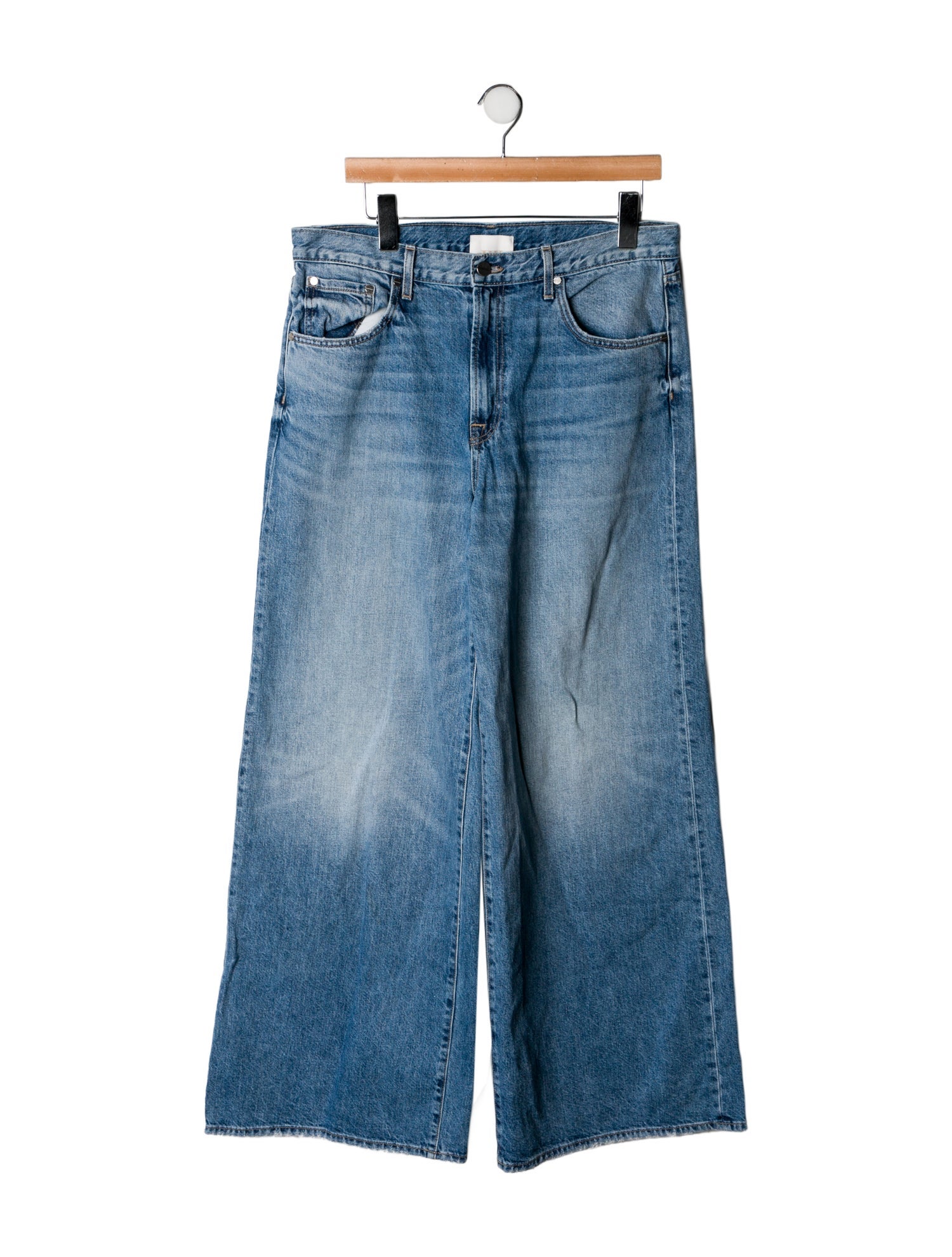 TWP High-Rise Wide Leg Jeans