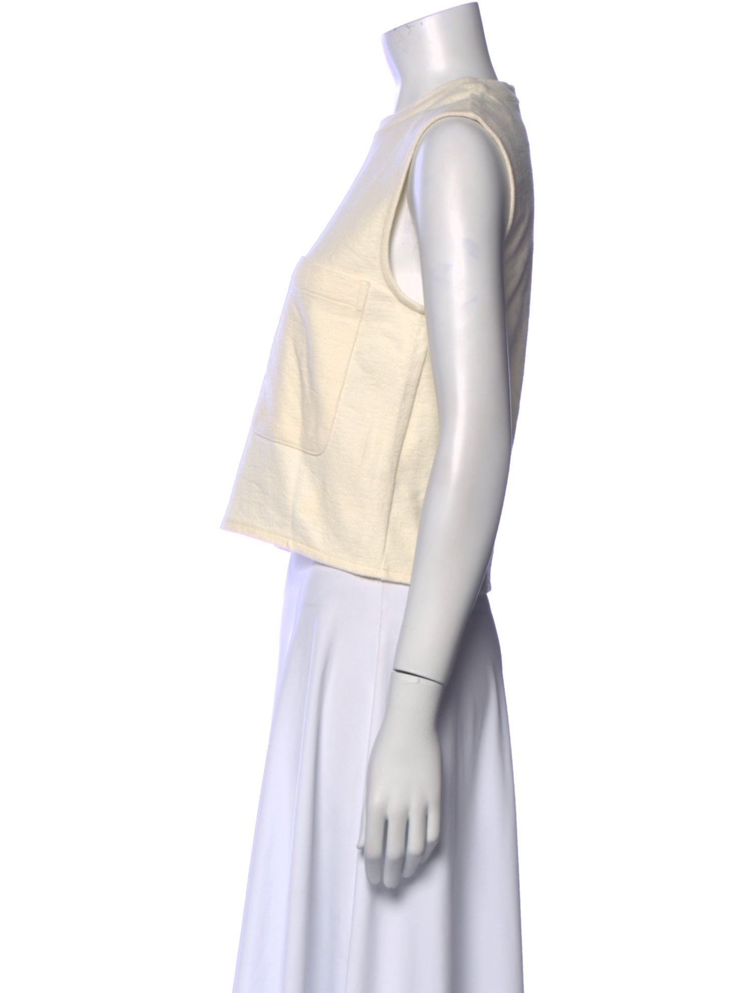 TWP Crew Neck Sleeveless Crop Top w/ Tags