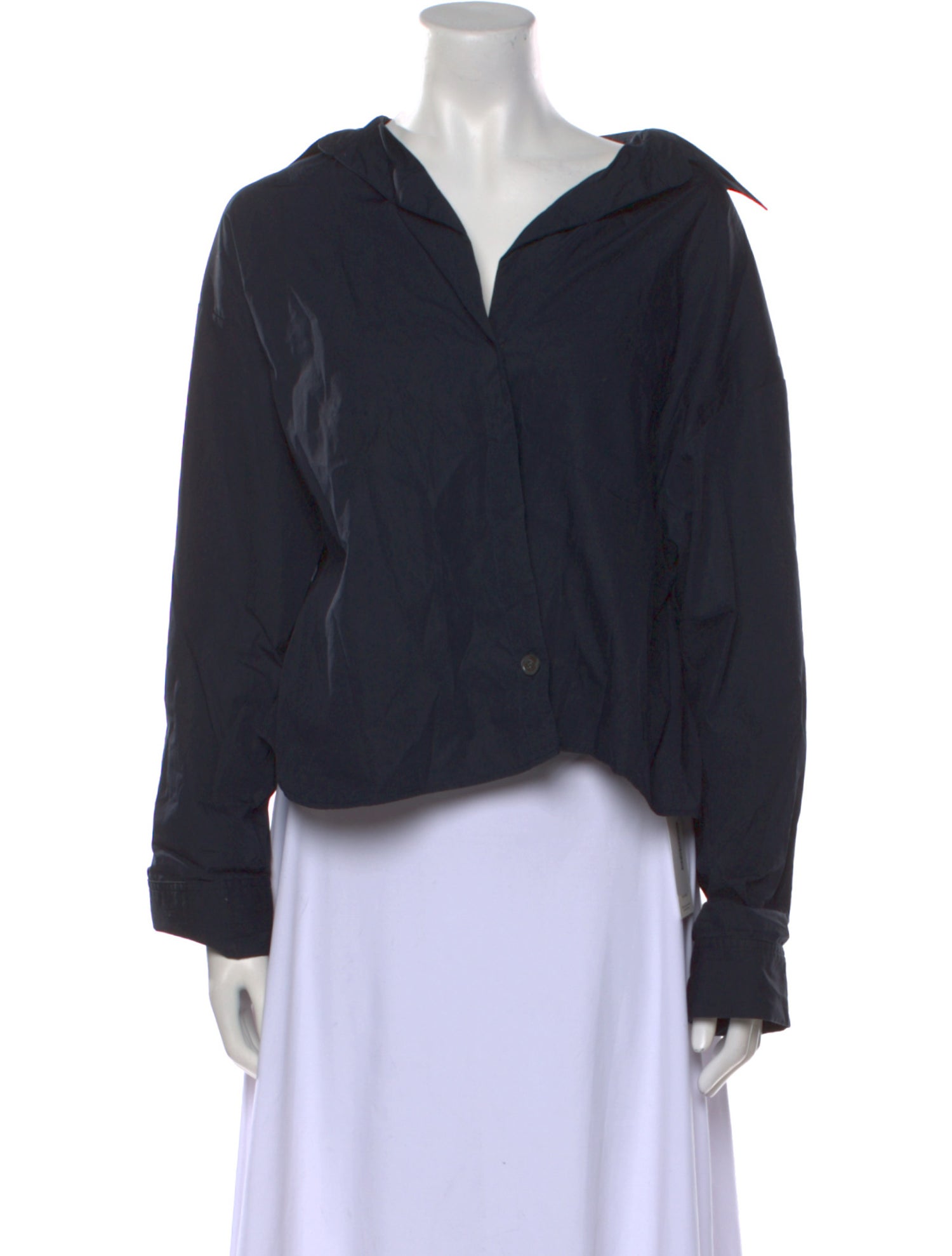 TWP Long Sleeve Crop Top